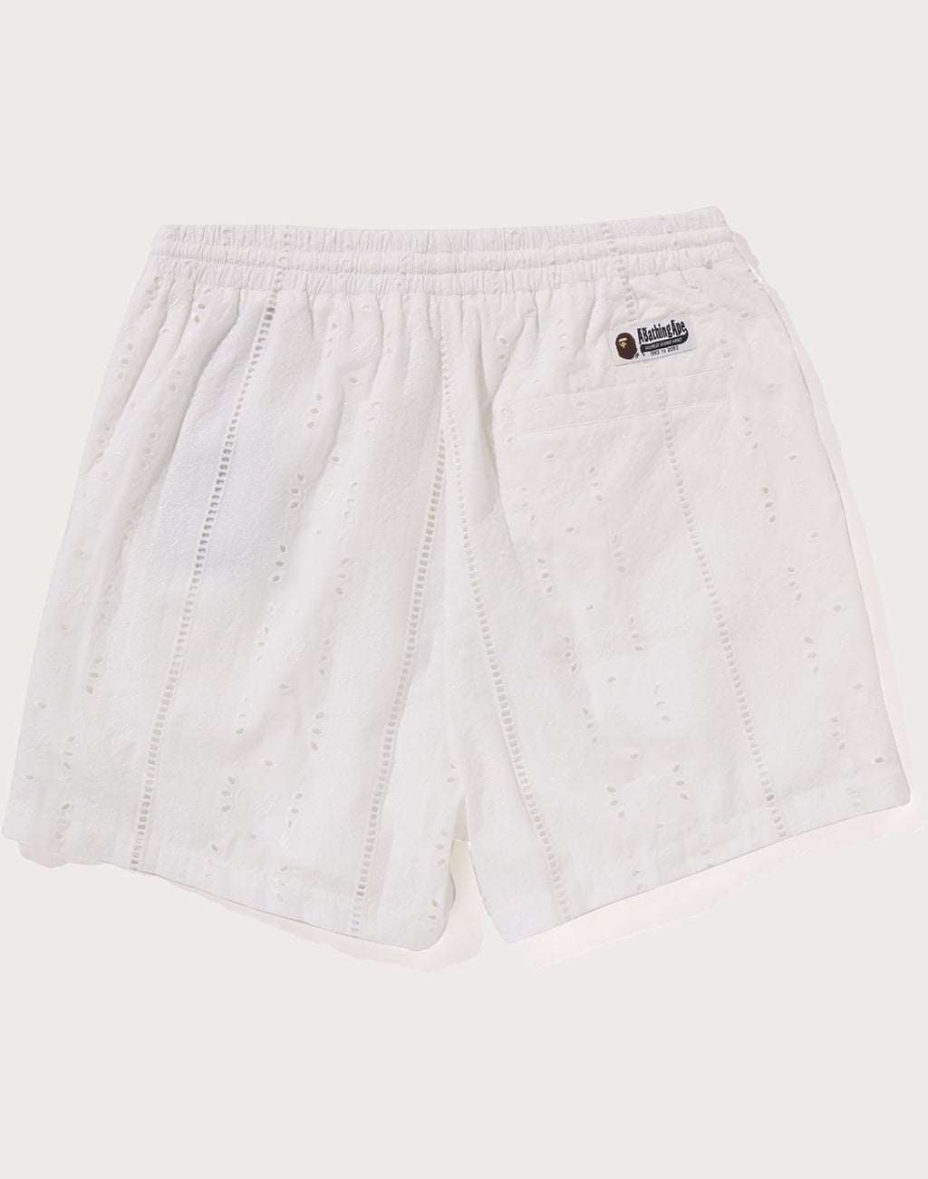 EMBROIDERY RELAXED FIT SHORTS MENS