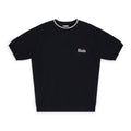 BLACK LOGO KNIT T-SHIRT