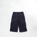 Chet Rock Pagoria Jorts: Blue Rinse Wash