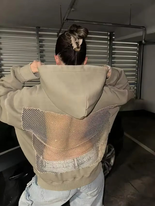 FAYVREN MESH HOODIE