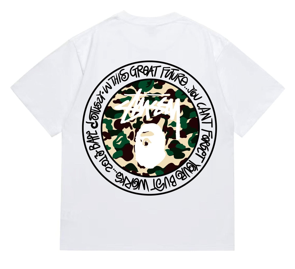 BAPE Circular Camo Graphic T-Shirt