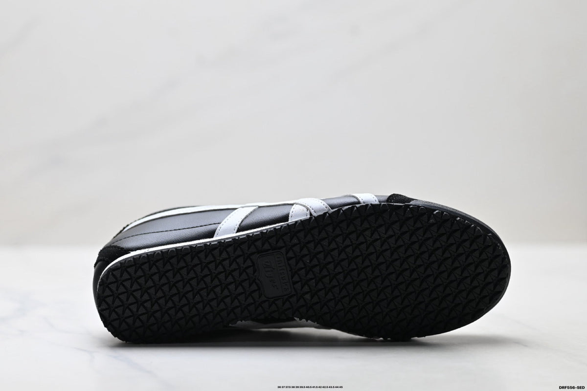 Onitsuka Tiger Retro Low Top Black White Unisex Shoes Style 22