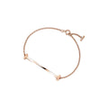 Tiffany Style Smile Cubic Zirconia 18K Gold-Plated Bracelet